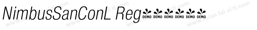 NimbusSanConL Reg字体转换
